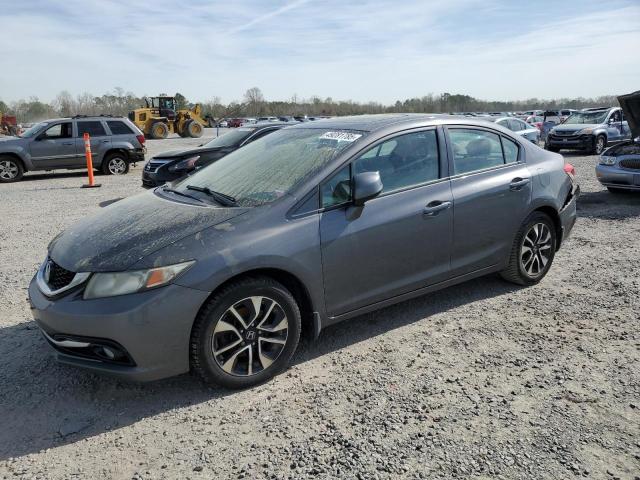 2HGFB2F98DH567386 - 2013 HONDA CIVIC EXL GRAY photo 1
