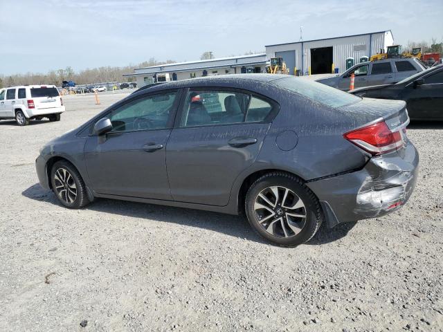 2HGFB2F98DH567386 - 2013 HONDA CIVIC EXL GRAY photo 2