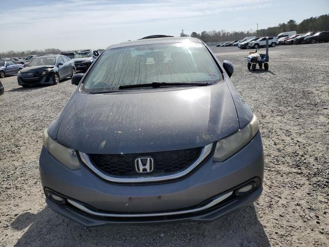 2HGFB2F98DH567386 - 2013 HONDA CIVIC EXL GRAY photo 5
