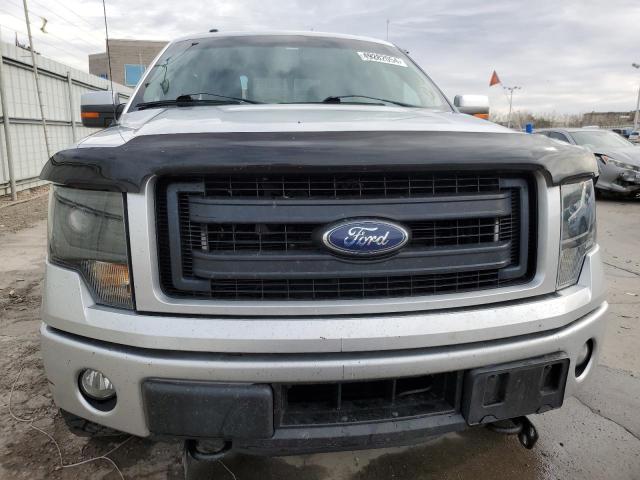 1FTFW1ET4EKE83165 - 2014 FORD F150 SUPERCREW SILVER photo 5