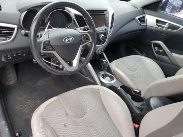 KMHTC6AD5CU059028 - 2012 HYUNDAI VELOSTER SILVER photo 8