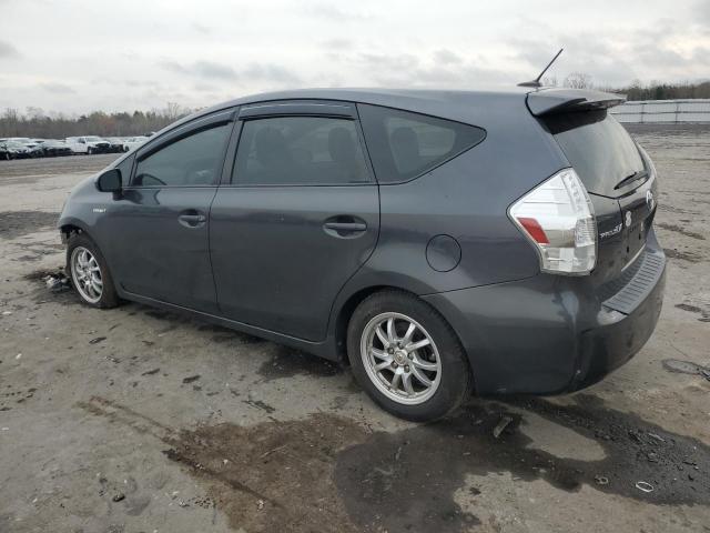 JTDZN3EU8E3327483 - 2014 TOYOTA PRIUS V GRAY photo 2