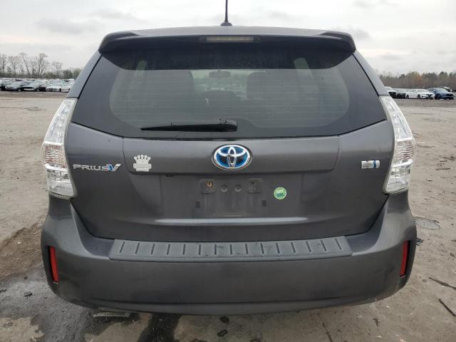 JTDZN3EU8E3327483 - 2014 TOYOTA PRIUS V GRAY photo 6