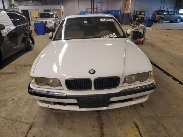 WBAGH83491DP17590 - 2001 BMW 740 IL WHITE photo 5