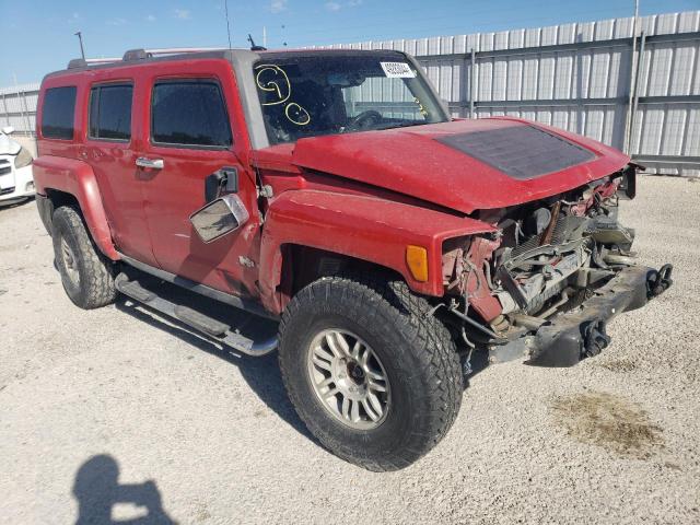 5GTDN136568200514 - 2006 HUMMER H3 RED photo 4