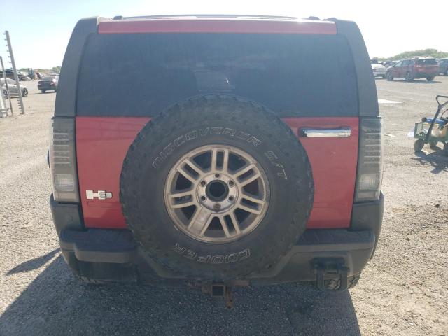 5GTDN136568200514 - 2006 HUMMER H3 RED photo 6