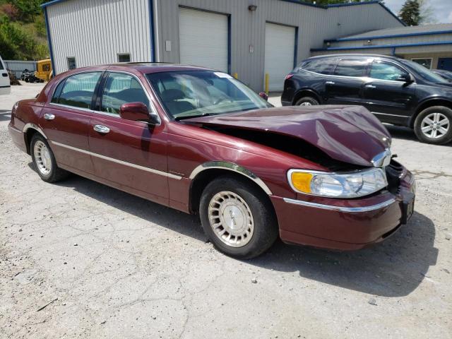 1LNHM83W8YY906394 - 2000 LINCOLN TOWN CARTIER MAROON photo 4