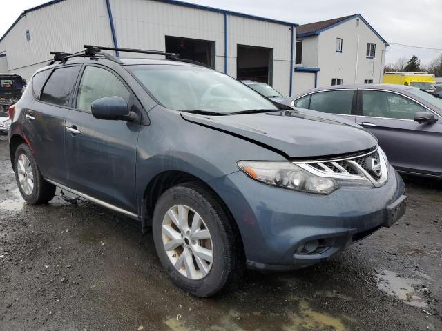 JN8AZ1MW4EW523478 - 2014 NISSAN MURANO S BLUE photo 4