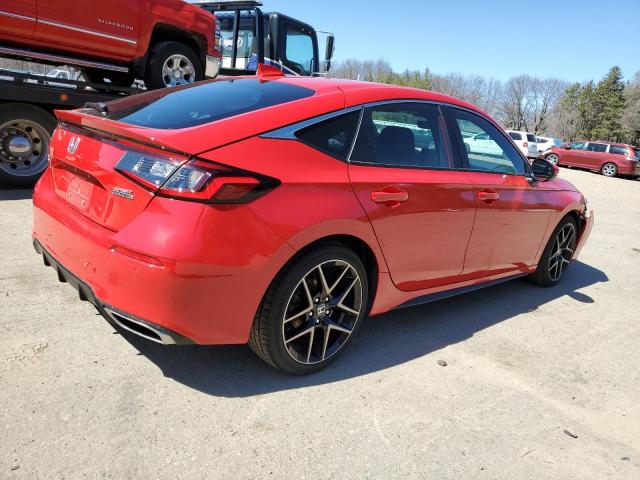 19XFL1H8XNE000118 - 2022 HONDA CIVIC SPORT TOURING RED photo 3