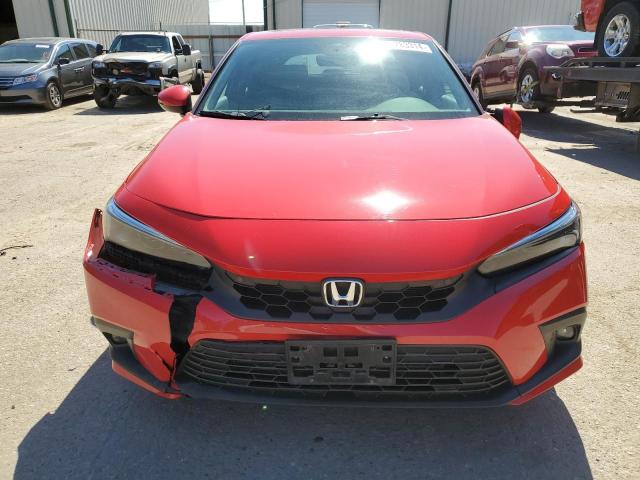 19XFL1H8XNE000118 - 2022 HONDA CIVIC SPORT TOURING RED photo 5