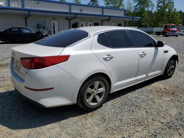 KNAGM4A71F5572029 - 2015 KIA OPTIMA LX WHITE photo 3