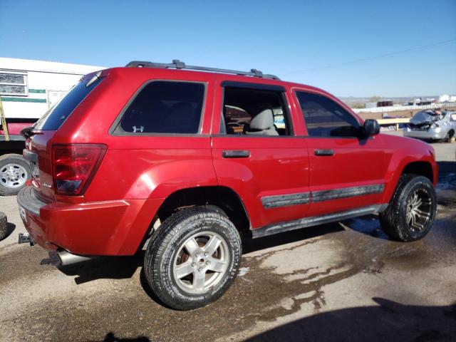 1J4HR48N25C553524 - 2005 JEEP GRAND CHER LAREDO RED photo 3