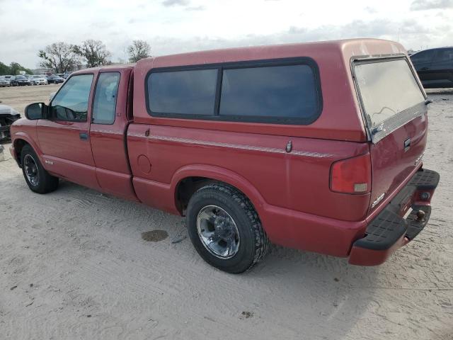 1GCCS19X638238342 - 2003 CHEVROLET S TRUCK S10 RED photo 2