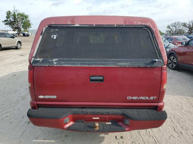 1GCCS19X638238342 - 2003 CHEVROLET S TRUCK S10 RED photo 6