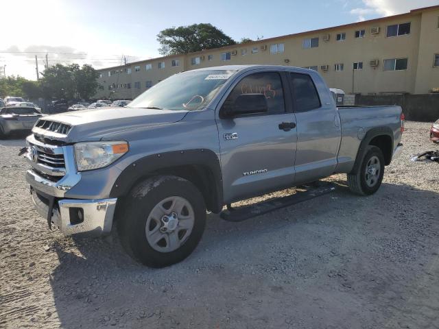 5TFRY5F1XGX206327 - 2016 TOYOTA TUNDRA DOUBLE CAB SR/SR5 SILVER photo 1