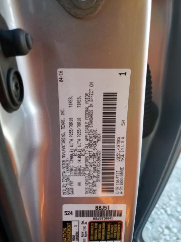 5TFRY5F1XGX206327 - 2016 TOYOTA TUNDRA DOUBLE CAB SR/SR5 SILVER photo 12