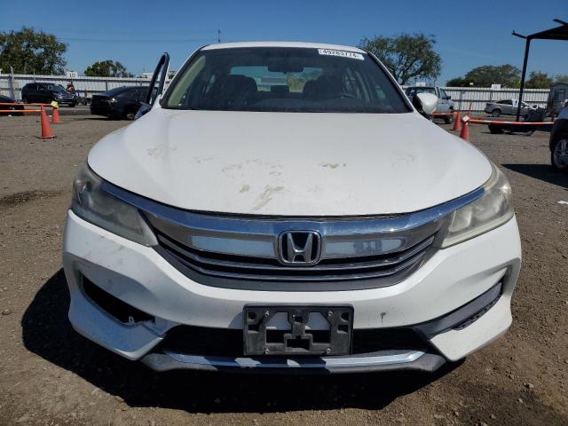 1HGCR2F36GA008528 - 2016 HONDA ACCORD LX WHITE photo 5