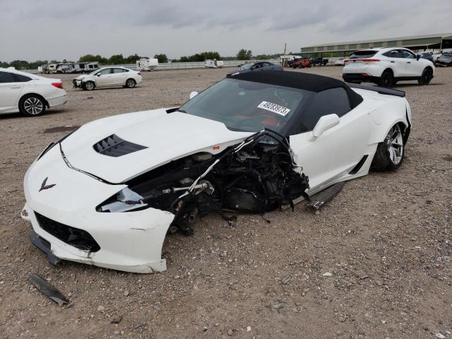 1G1YS3D61K5600585 - 2019 CHEVROLET CORVETTE Z06 2LZ WHITE photo 1