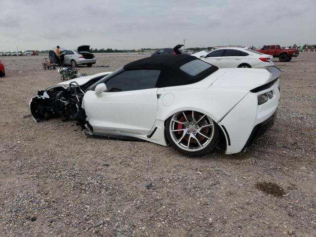 1G1YS3D61K5600585 - 2019 CHEVROLET CORVETTE Z06 2LZ WHITE photo 2