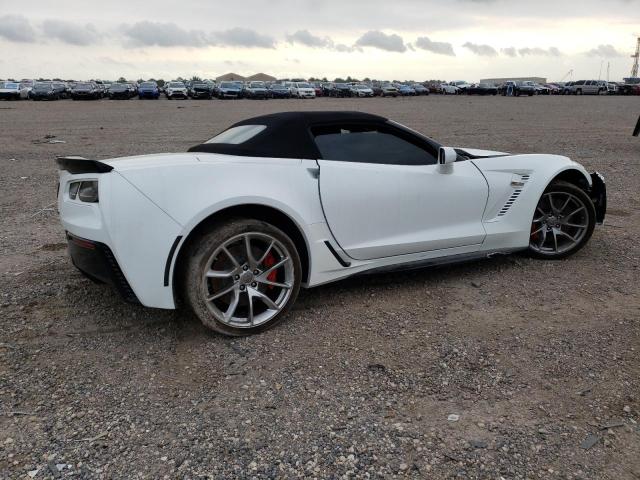 1G1YS3D61K5600585 - 2019 CHEVROLET CORVETTE Z06 2LZ WHITE photo 3