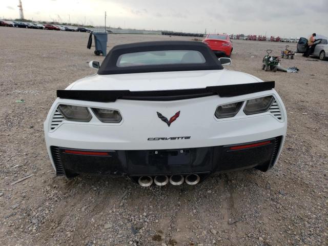 1G1YS3D61K5600585 - 2019 CHEVROLET CORVETTE Z06 2LZ WHITE photo 6