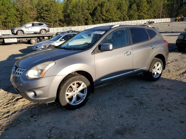 JN8AS5MT4BW572919 - 2011 NISSAN ROGUE S GRAY photo 1