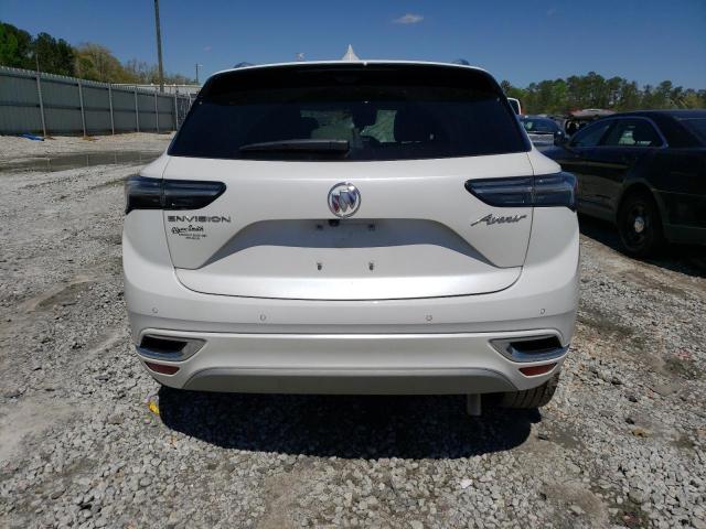 LRBFZRR43PD079451 - 2023 BUICK ENVISION AVENIR WHITE photo 6