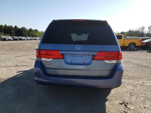 5FNRL38759B054233 - 2009 HONDA ODYSSEY EXL BLUE photo 6