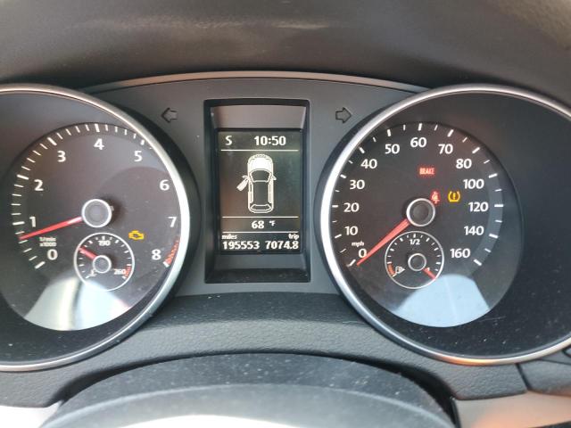 WVWAB7AJ2AW402146 - 2010 VOLKSWAGEN GOLF WHITE photo 9