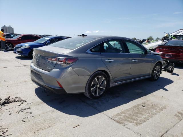 KMHE34L39JA085762 - 2018 HYUNDAI SONATA HYBRID SILVER photo 3