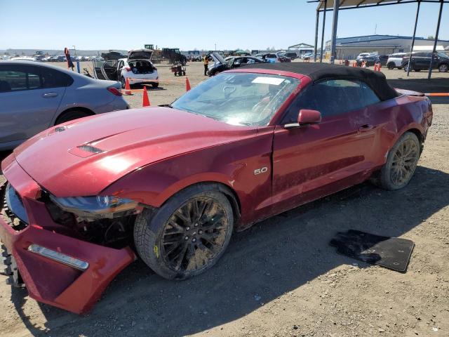 1FATP8FF1J5132245 - 2018 FORD MUSTANG GT MAROON photo 1