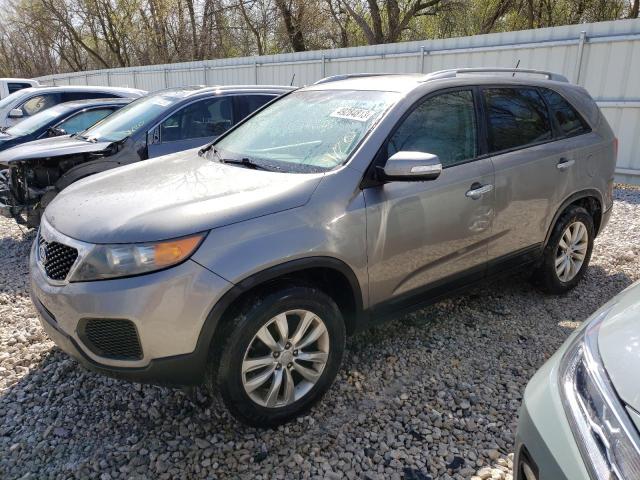 5XYKT4A23BG080334 - 2011 KIA SORENTO BASE GRAY photo 1