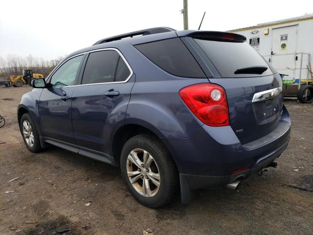 2GNFLGE33E6367414 - 2014 CHEVROLET EQUINOX LT BLUE photo 2