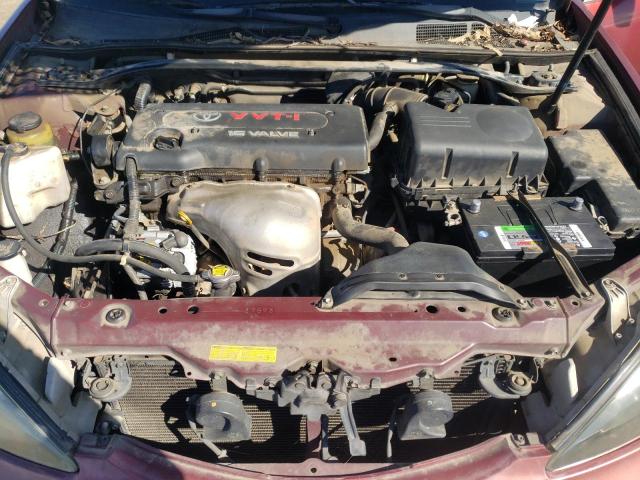 4T1BE32K52U081594 - 2002 TOYOTA CAMRY LE BURGUNDY photo 11