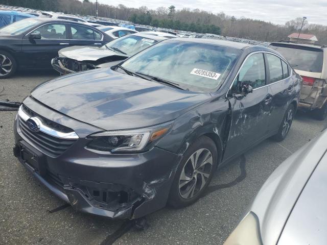 4S3BWAD67N3007044 - 2022 SUBARU LEGACY PREMIUM GRAY photo 1