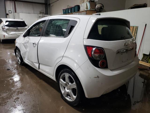 1G1JE6SH2D4142076 - 2013 CHEVROLET SONIC LTZ WHITE photo 2