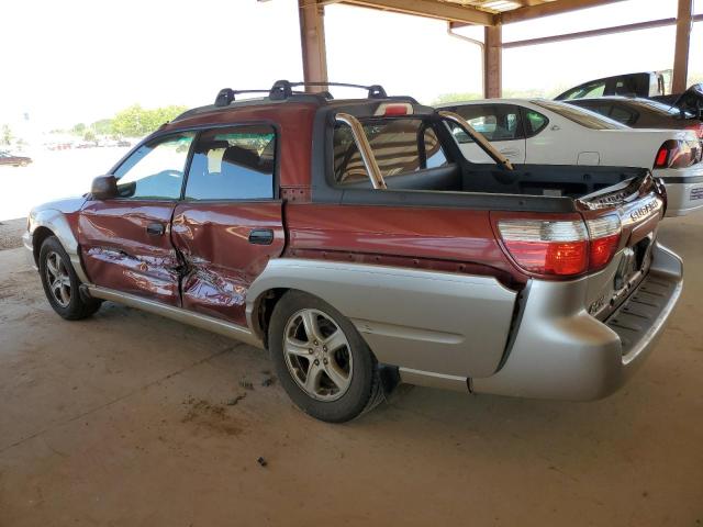 4S4BT62C237111652 - 2003 SUBARU BAJA SPORT MAROON photo 2