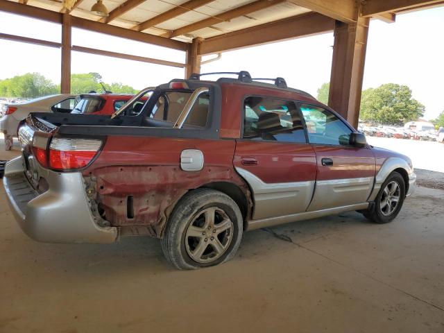 4S4BT62C237111652 - 2003 SUBARU BAJA SPORT MAROON photo 3