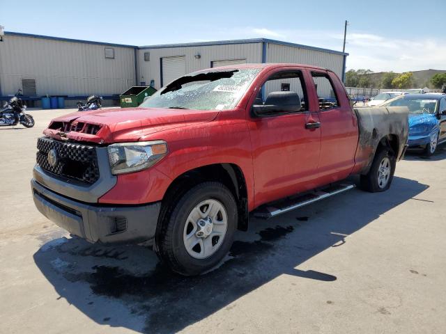 5TFRM5F16KX143375 - 2019 TOYOTA TUNDRA DOUBLE CAB SR/SR5 RED photo 1