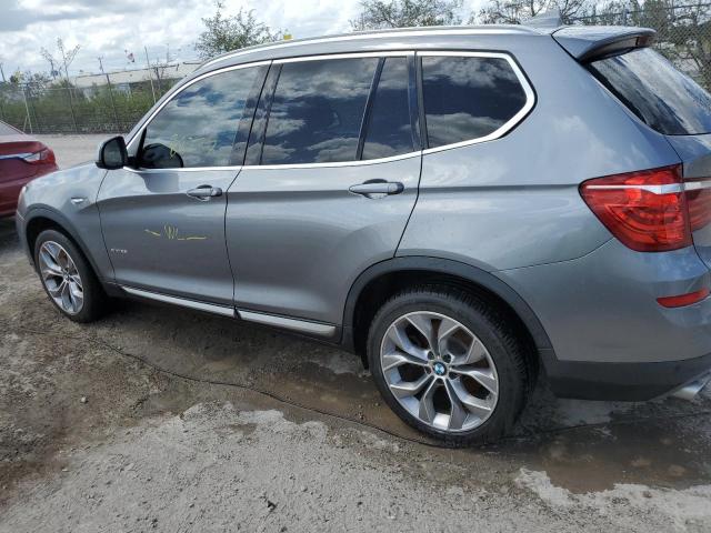 5UXWZ7C38H0X41764 - 2017 BMW X3 SDRIVE28I GRAY photo 2