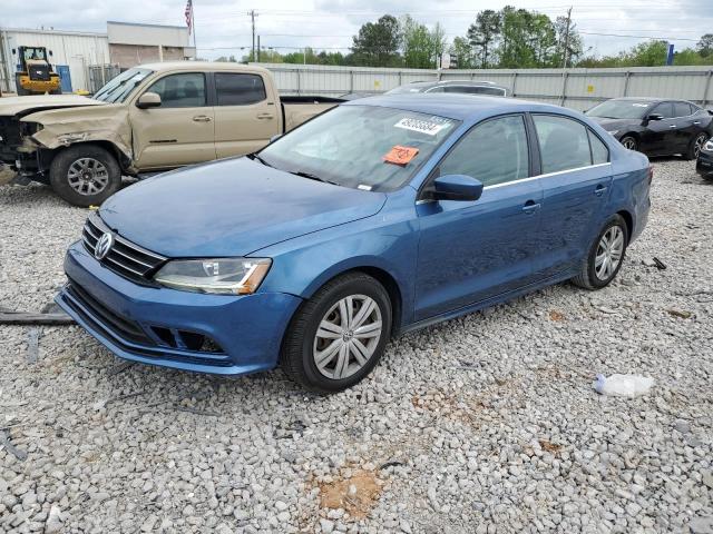 3VW2B7AJ3HM256187 - 2017 VOLKSWAGEN JETTA S BLUE photo 1