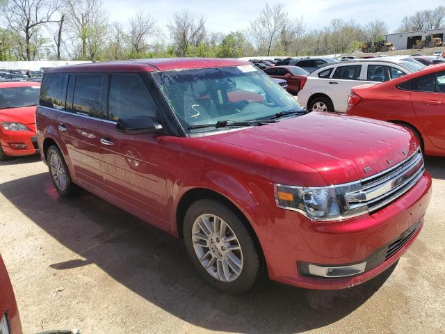 2FMGK5C89GBA05516 - 2016 FORD FLEX SEL BURGUNDY photo 4