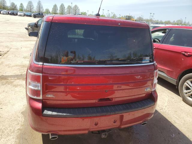 2FMGK5C89GBA05516 - 2016 FORD FLEX SEL BURGUNDY photo 6