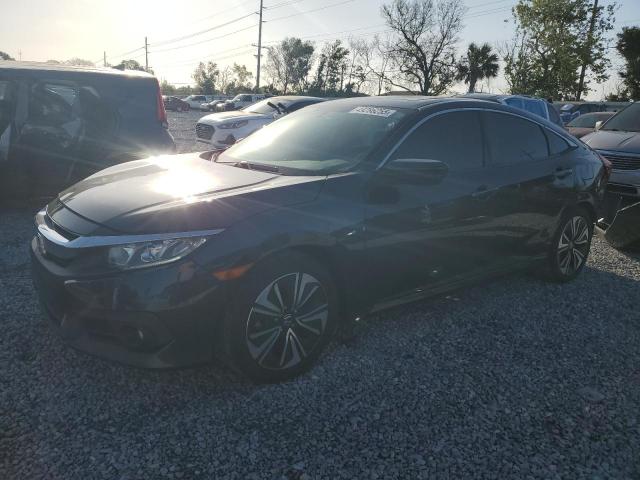 19XFC1F72JE000506 - 2018 HONDA CIVIC EXL BLUE photo 1