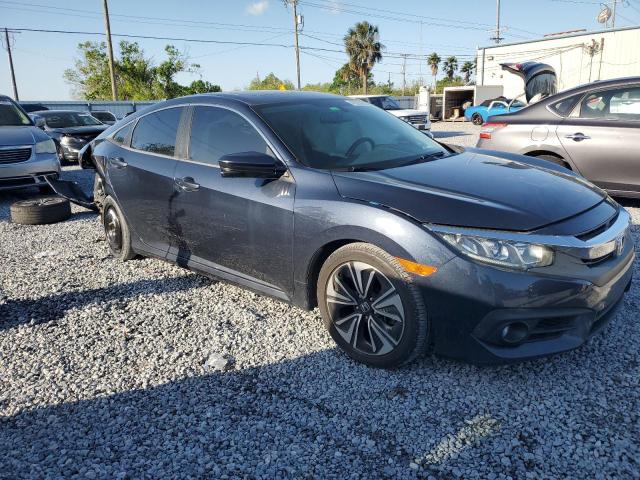 19XFC1F72JE000506 - 2018 HONDA CIVIC EXL BLUE photo 4