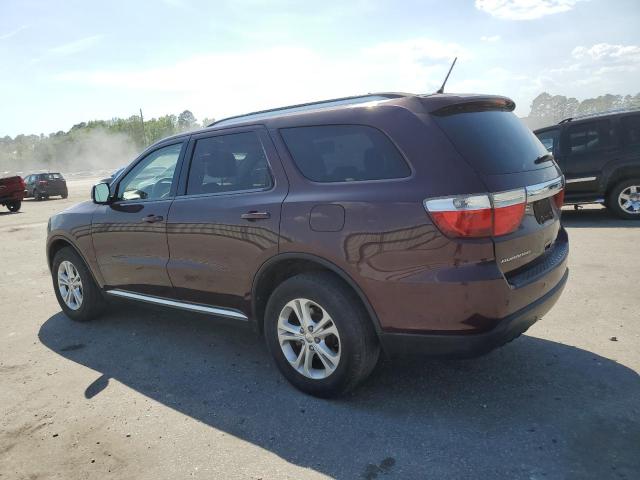 1C4RDHDG9CC330644 - 2012 DODGE DURANGO CREW BURGUNDY photo 2