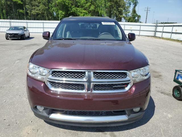 1C4RDHDG9CC330644 - 2012 DODGE DURANGO CREW BURGUNDY photo 5