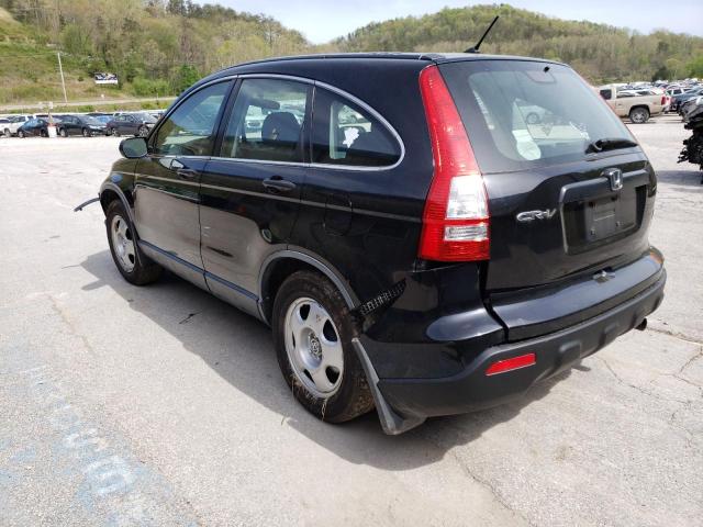 JHLRE48308C070187 - 2008 HONDA CR-V LX BLACK photo 2