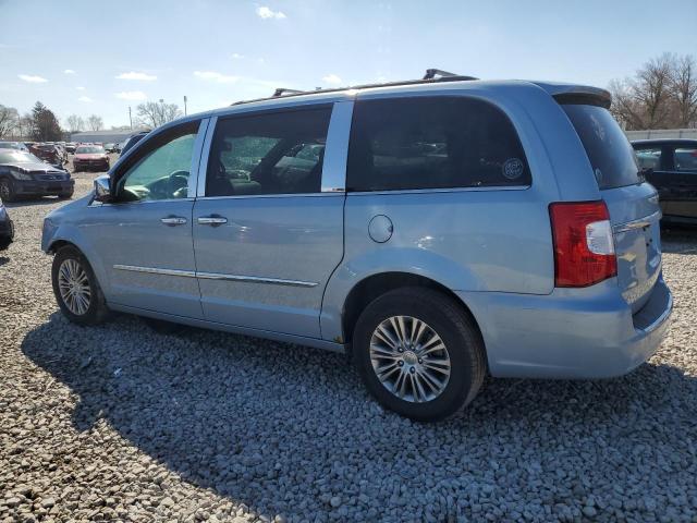 2C4RC1CG5DR590267 - 2013 CHRYSLER TOWN & COU TOURING L BLUE photo 2