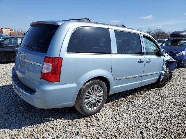 2C4RC1CG5DR590267 - 2013 CHRYSLER TOWN & COU TOURING L BLUE photo 3